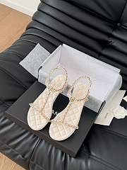 Chanel White Sandal 06 - 1