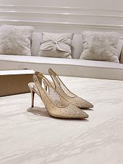 Christian Louboutin Follies Strass Sling 70mm Pumps - 1
