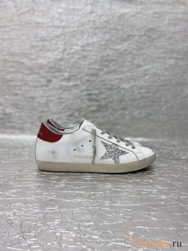 Golden Goose Superstar Sneakers White Red - 1