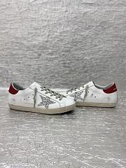 Golden Goose Superstar Sneakers White Red - 3