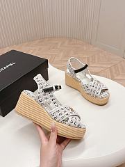 Chanel Black White Sandal 02 - 3