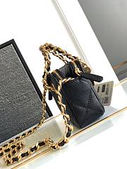 Chanel Black Caviar Gold 18x11x4cm - 5