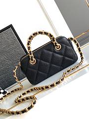 Chanel Black Caviar Gold 18x11x4cm - 3