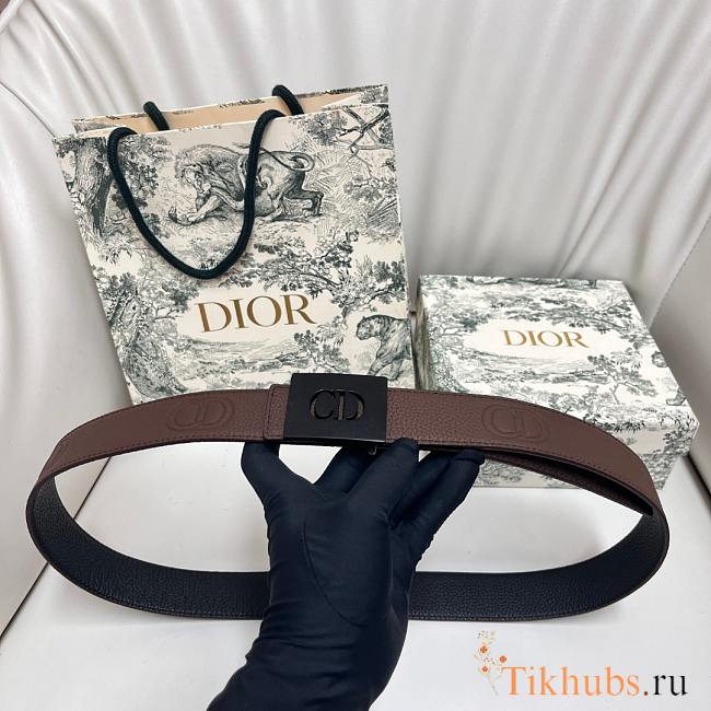 Dior Brown Belt 3.4cm - 1