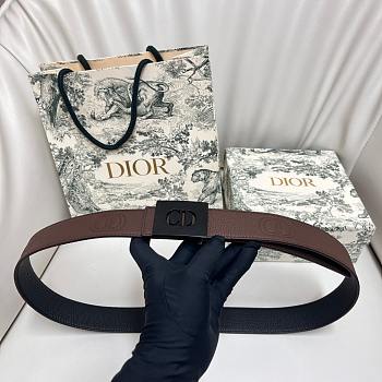 Dior Brown Belt 3.4cm