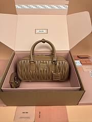 Miu Miu Arcadie Nappa Leather Tote Bag Caramel 27x12x9cm - 1