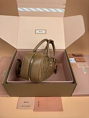 Miu Miu Arcadie Nappa Leather Tote Bag Caramel 27x12x9cm - 3