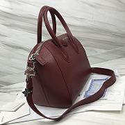 Givenchy Mini Antigona Red Wine Leather 23x27x13cm - 4