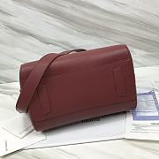 Givenchy Mini Antigona Red Wine Leather 23x27x13cm - 5