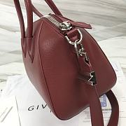 Givenchy Mini Antigona Red Wine Leather 23x27x13cm - 3