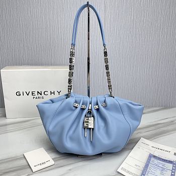 Givenchy Kenny Bag Shoulder Bag Blue 32x22x17cm