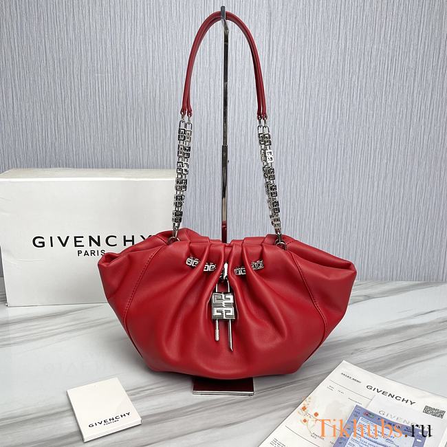 Givenchy Kenny Bag Shoulder Bag Red 32x22x17cm - 1