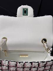 Chanel Flap Bag Multicolor White 20cm - 6