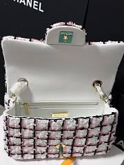 Chanel Flap Bag Multicolor White 20cm - 2