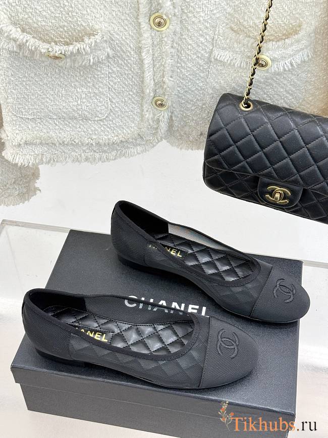 Chanel Ballerina Black Flat 02 - 1