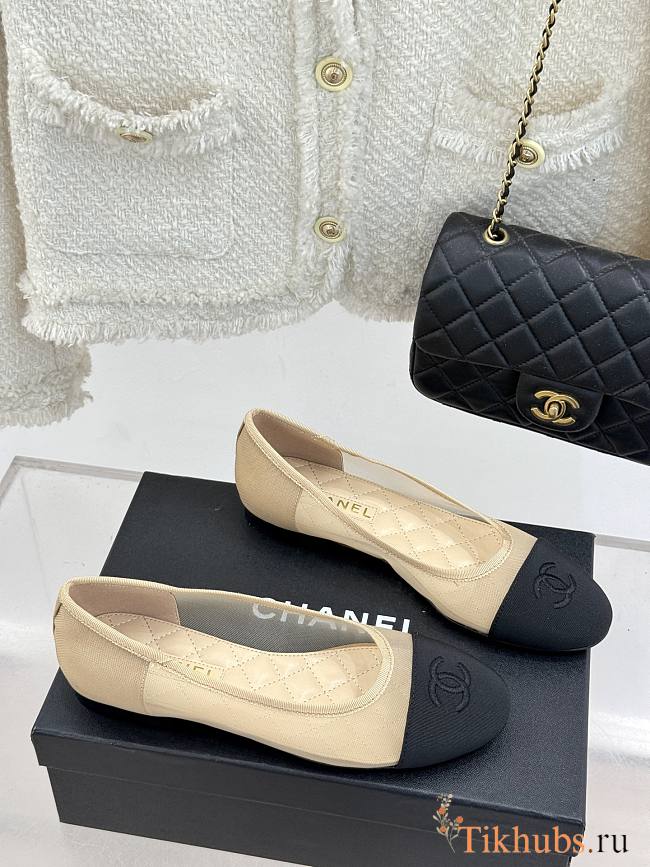 Chanel Ballerina Beige Flat 02 - 1