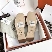 Hermes Oran Grey Slides - 2