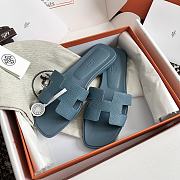 Hermes Oran Blue Slides 03 - 2