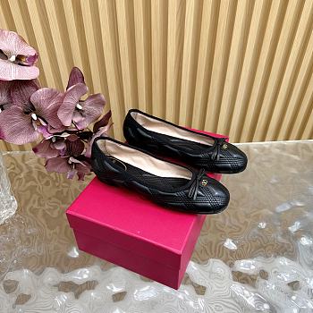 Valentino Garavani Quiltie 67 Black Ballerinas