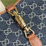 Gucci Jackie Bag Denim Brown 28x19x4.5cm - 2