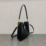 Celine Small Camille 16 Soft Bag Black 24.5x21.5x5cm - 4