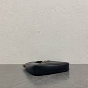 Celine Small Camille 16 Soft Bag Black 24.5x21.5x5cm - 5