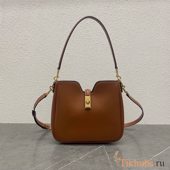 Celine Small Camille 16 Soft Bag Brown 24.5x21.5x5cm - 1