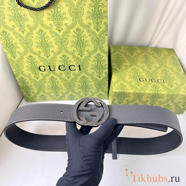 Gucci Reversible Belt Interlocking G Buckle 4cm - 1