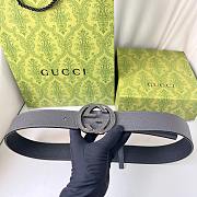 Gucci Reversible Belt Interlocking G Buckle 4cm - 1