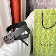 Gucci Reversible Belt Interlocking G Buckle 4cm - 3