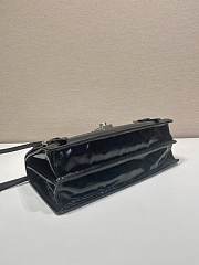 Prada Medium Leather Handbag Black 32x16.5x10cm - 2