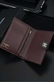 Chanel Wallet Black Caviar Gold 14x10x1.5cm - 4