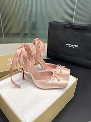 Christian Louboutin Cassia Lace Up 100mm Pink Pumps - 1