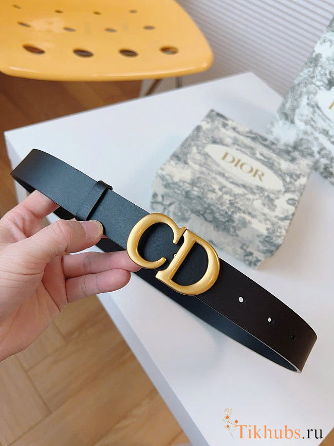 Dior Black Belt 3cm - 1