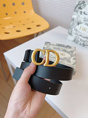 Dior Black Belt 3cm - 5