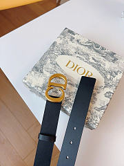 Dior Black Belt 3cm - 4