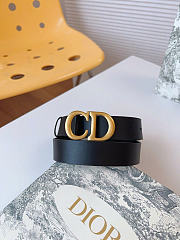Dior Black Belt 3cm - 3