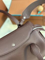 Loro Piana Happy Day Sesia Dark Brown Bag 26x23x14cm - 6