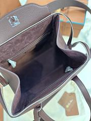 Loro Piana Happy Day Sesia Dark Brown Bag 26x23x14cm - 3