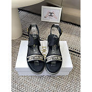 Dior Dway Wedge Sandal Deep Blue - 1
