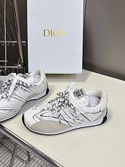 Dior D-Sketch Sneaker White Nylon Calfskin - 5