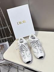 Dior D-Sketch Sneaker White Nylon Calfskin - 2