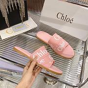 Chloe Pink Slides - 5