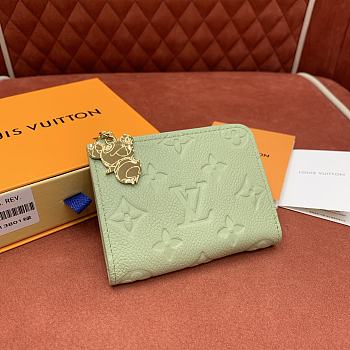Louis Vuitton LV x TM Lisa Wallet Green 11x8.5x1.5cm