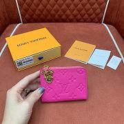 Louis Vuitton LV x TM Lisa Wallet Pink 11x8.5x1.5cm - 1