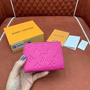 Louis Vuitton LV x TM Lisa Wallet Pink 11x8.5x1.5cm - 4