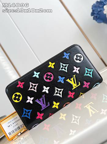 Louis Vuitton LV x TM Zippy Wallet Colorful 19.5x10.5x2.5cm