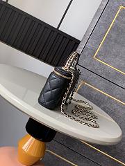 Chanel 25P Vanity Case Black Lambskin 19x14x5cm - 3