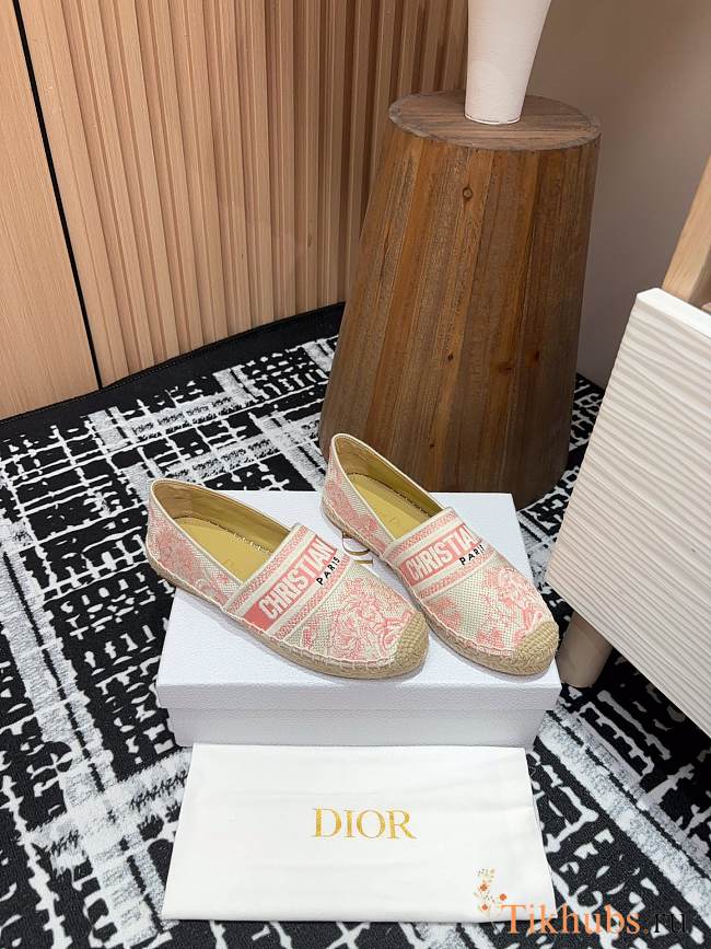 Dior Granville Espadrille Oblique Pink - 1