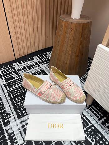 Dior Granville Espadrille Oblique Pink